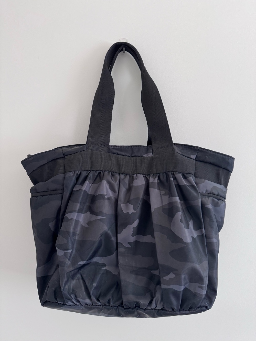 Caraa x Athleta City Tote Black Camo Yoga Gym Bag